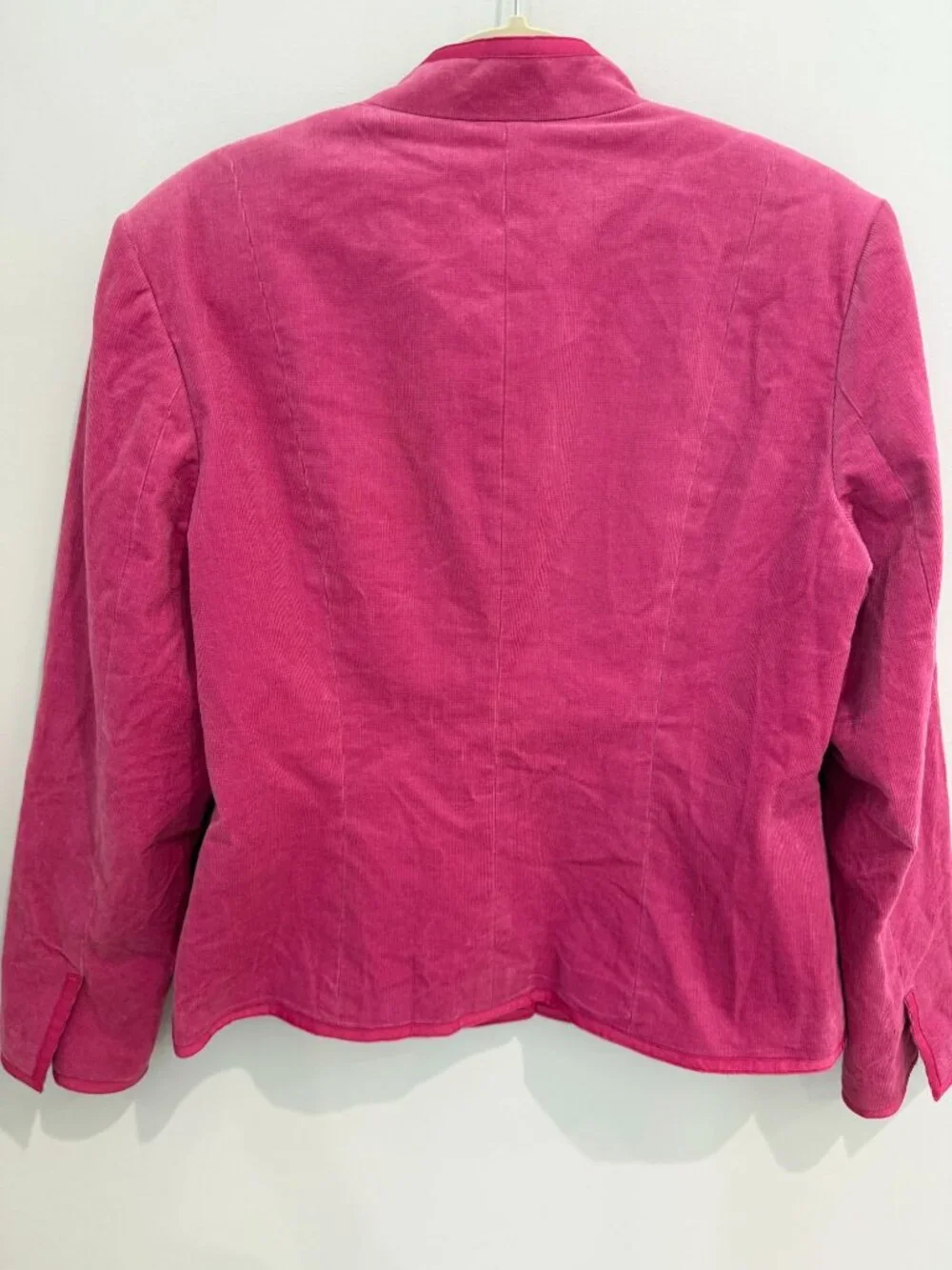 Style & Co. Pink Corduroy Stretch Jacket - Size 14
